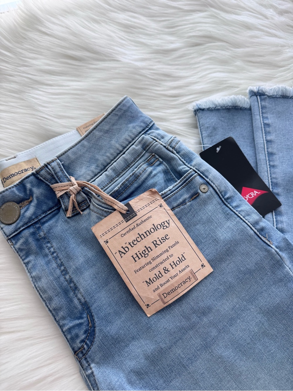 Democracy Women's High-Rise Light Blue Jeans - Picture 2 of 10